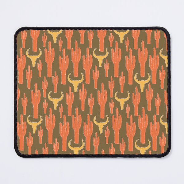 Item preview, Western Skull & Cactus Seamless Pattern DLW19 designed and sold by HueyDesign.