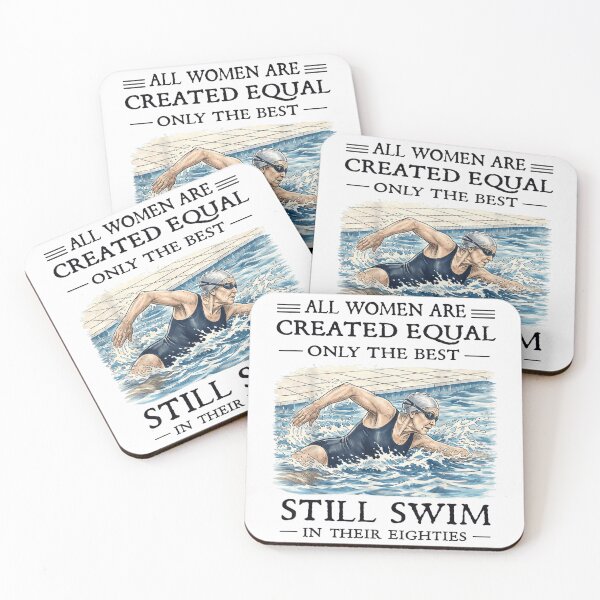 Item preview, Inspirational Senior Woman Swimming Athlete Sports Motivation Never Too Old Fitness Design designed and sold by GalenoHenley.