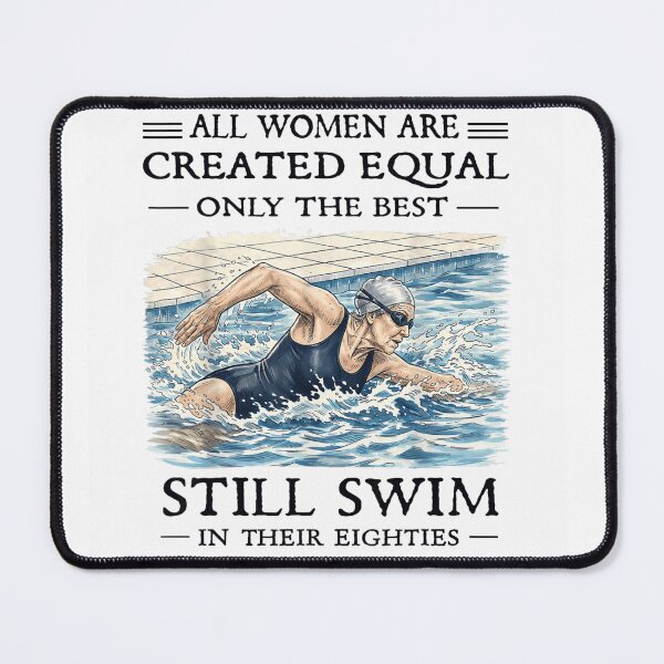 Item preview, Inspirational Senior Woman Swimming Athlete Sports Motivation Never Too Old Fitness Design designed and sold by GalenoHenley.