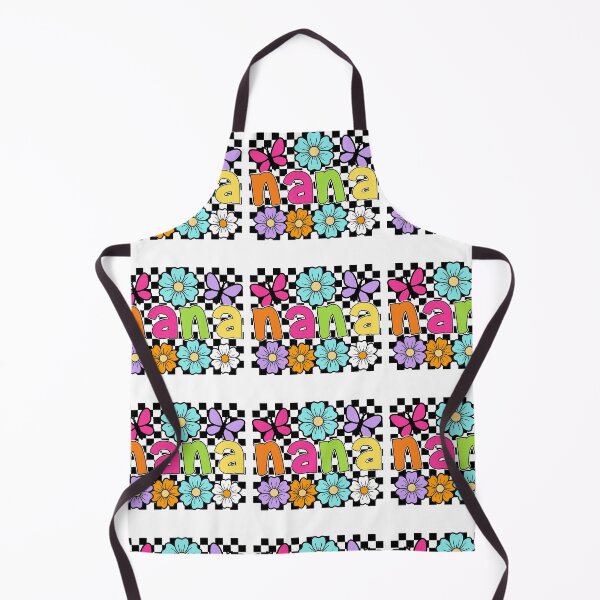 Item preview, Neon Distressed Nana, Retro Floral Nana Shirt Design, Checkered Grandma, Colorful Butterfly Sublimation designed and sold by timizar.