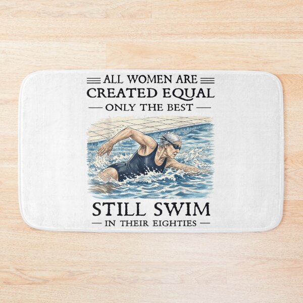 Item preview, Inspirational Senior Woman Swimming Athlete Sports Motivation Never Too Old Fitness Design designed and sold by GalenoHenley.