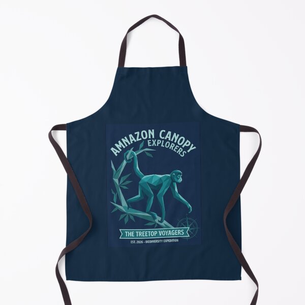 Item preview, Amazon Canopy Explorers Blue – Night Expedition Design for Adventurers designed and sold by bsbd-action.