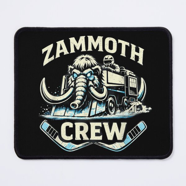 Item preview, Zammoth Crew Ice Hockey Mammoth Mascot Sports Team Vintage Winter Games Design designed and sold by GalenoHenley.