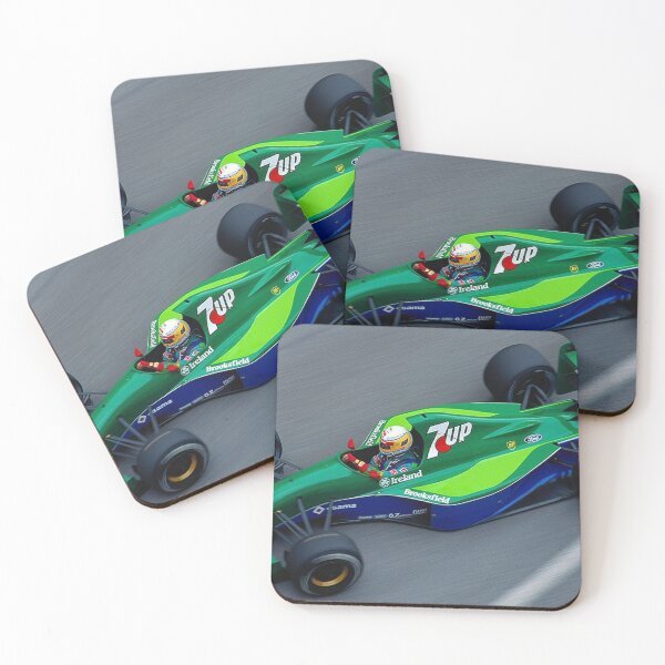 Item preview, Jordan F1 7UP Livery – 90s Formula 1 Car, Vintage Grand Prix Racing, Classic Motorsport Poster designed and sold by Road To Track.