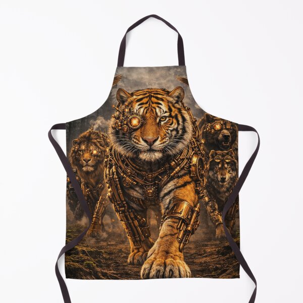 Item preview, Steampunk Tiger Alliance - Poster (Portrait) designed and sold by Altered Art By Steve.