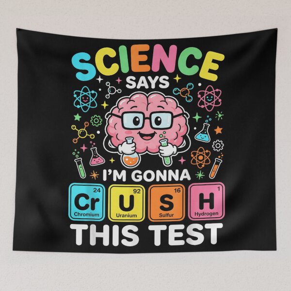 Item preview, Funny Science Says I Am Gonna Crush This Test Periodic Table Chemistry designed and sold by DuneHaicna.