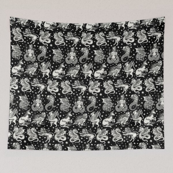 Item preview, BESTIARIO FANTASTICO (black)  designed and sold by lOll3.