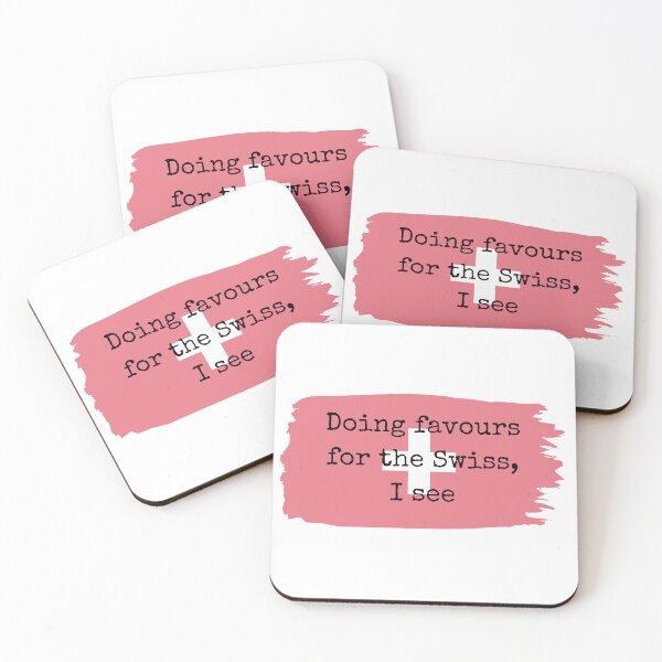 Item preview, Doing favours for the Swiss designed and sold by RedBibSkiMemes.
