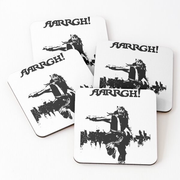Item preview, Jack Running from Cannibals – “Aarrgh!” Funny Pirate Design designed and sold by inallusha.