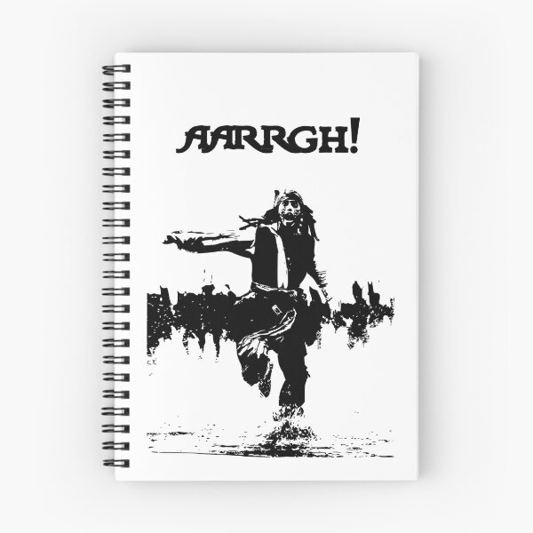 Item preview, Jack Running from Cannibals – “Aarrgh!” Funny Pirate Design designed and sold by inallusha.