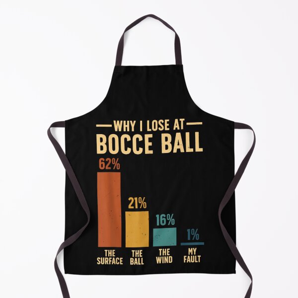 Item preview, Funny Why I Lose At Bocce Ball Infographic Sports Humor Sarcastic Design designed and sold by DuneHaicna.