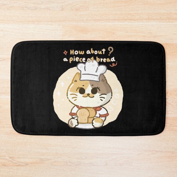 Item preview, Kawaii Cat Bread Cute Baking Cat Chef designed and sold by Doublettadraw.
