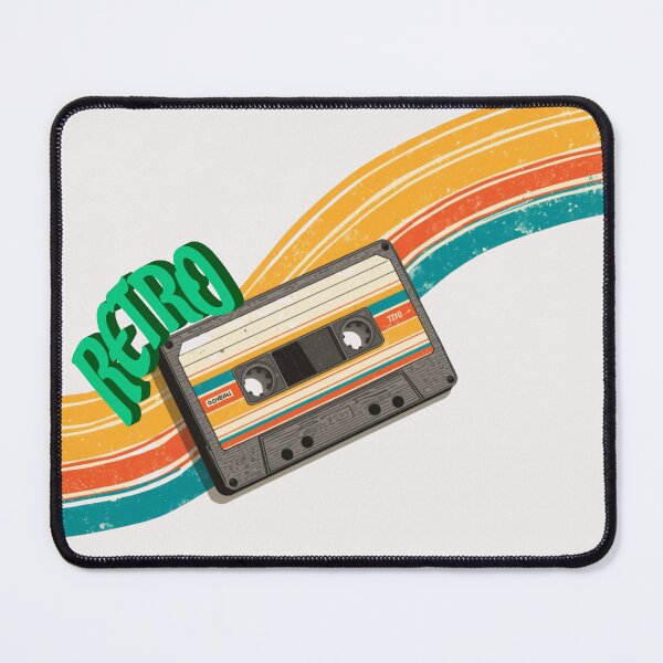 Item preview, Analog Soul – Vintage Cassette Tape & Retro Stripes designed and sold by Vivid Trace.