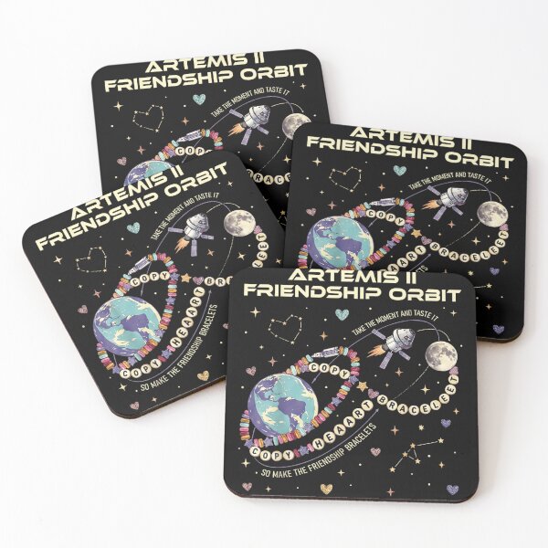 Item preview, Artemis II Friendship Orbit Moon Mission Space Capsule Aesthetic Galaxy Bracelet Design designed and sold by DuneHaicna.