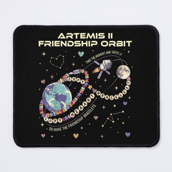 Item preview, Artemis II Friendship Orbit Moon Mission Space Capsule Aesthetic Galaxy Bracelet Design designed and sold by DuneHaicna.