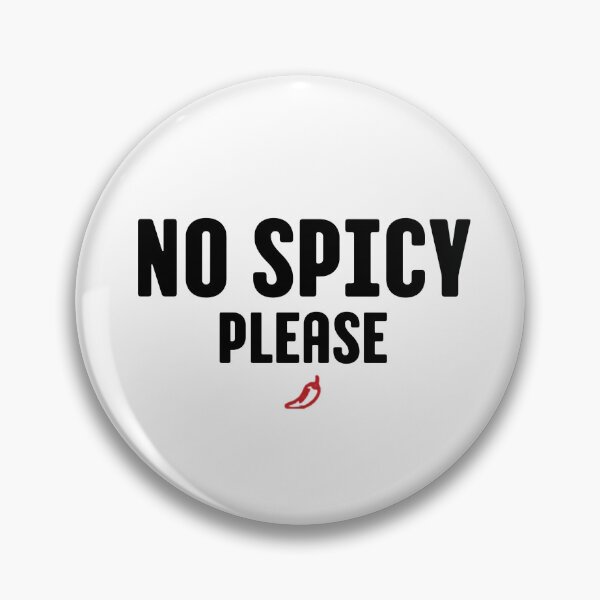 Aperçu de l'œuvre No Spicy Please – Funny Thailand Food Humor Shirt (light BG) créée et vendue par Peachito Lab.