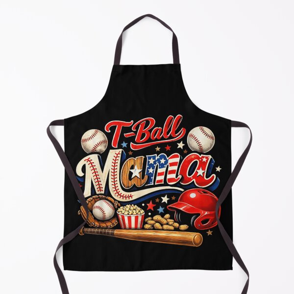 Item preview, Proud T-Ball Mama American Flag Baseball Sports Mom Game Day Apparel Design designed and sold by DuneHaicna.