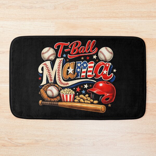 Item preview, Proud T-Ball Mama American Flag Baseball Sports Mom Game Day Apparel Design designed and sold by DuneHaicna.