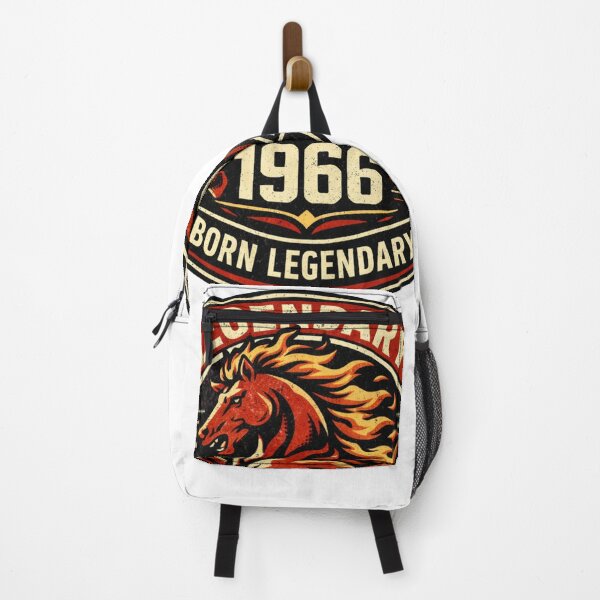 Item preview, Vintage Flaming Horse 1966 Legendary Birthday Emblem designed and sold by avinigav.