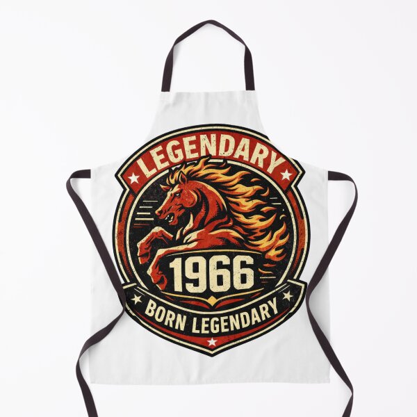 Item preview, Vintage Flaming Horse 1966 Legendary Birthday Emblem designed and sold by avinigav.