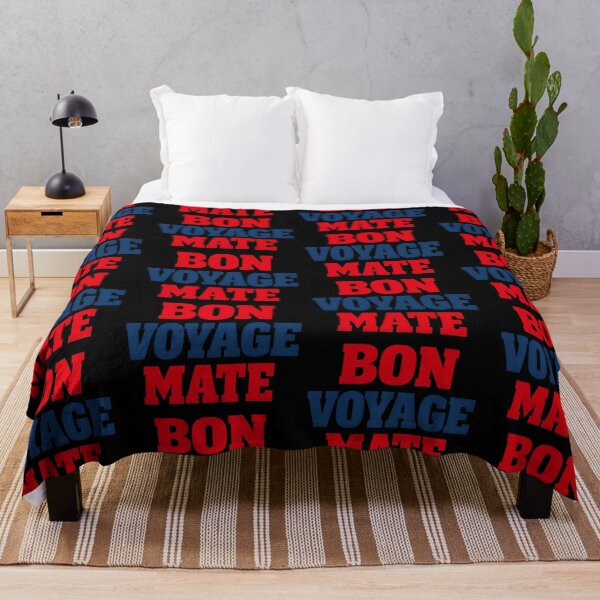 Item preview, Bon Voyage Mate Funny Travel Phrase Bold Typography Design designed and sold by TeeTimeTreasure.