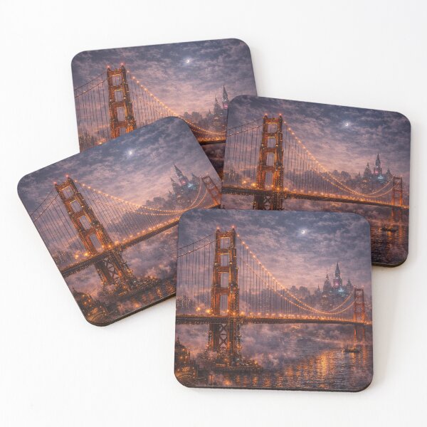Item preview, Steampunk San Francisco Golden Gate Bridge - Poster (Portrait) designed and sold by Altered Art By Steve.