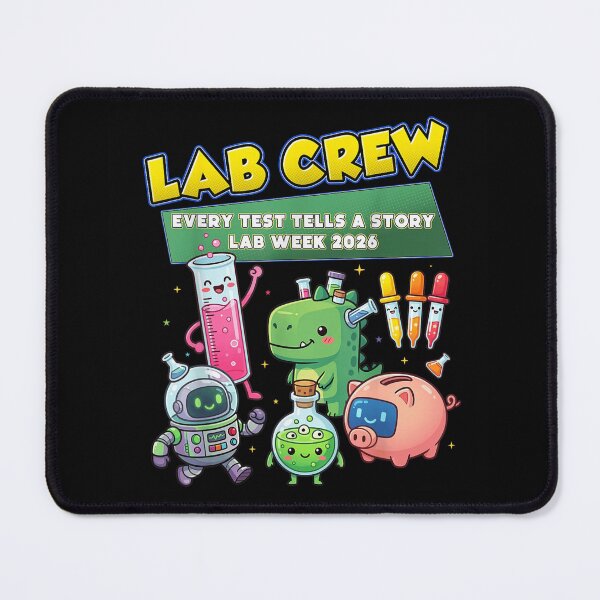 Item preview, Funny Lab Crew Dinosaur And Robot Science Professional Medical Lab Week designed and sold by DienesAngele.