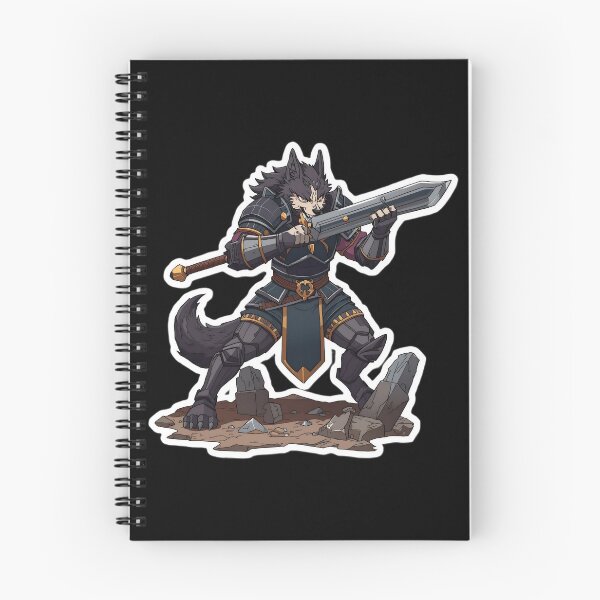 Item preview, Epic Wolf Warrior - Full Armored Beast - Dynamic Battle Pose designed and sold by ArtByLorrens.