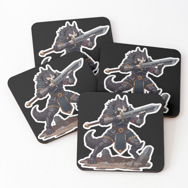Item preview, Epic Wolf Warrior - Full Armored Beast - Dynamic Battle Pose designed and sold by ArtByLorrens.