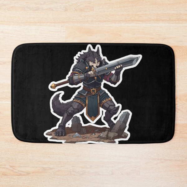 Item preview, Epic Wolf Warrior - Full Armored Beast - Dynamic Battle Pose designed and sold by ArtByLorrens.