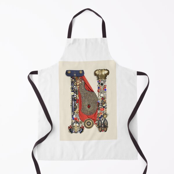 Item preview, Letter N Monogram Knight Chainmail and Red Cape designed and sold by Piotrek0001.