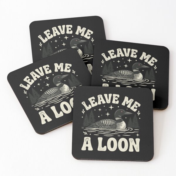 Item preview, Vintage Leave Me A Loon Bird Nature Lover Wilderness Animal Pun designed and sold by WilliaMaler.