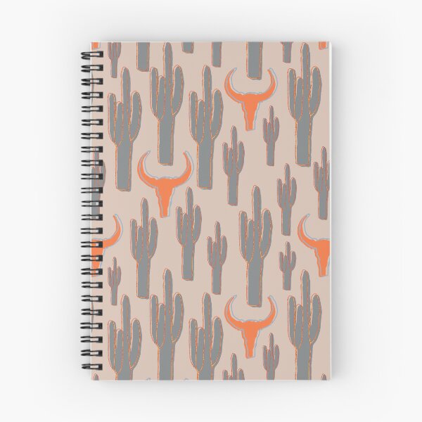 Item preview, Western Skull & Cactus Seamless Pattern DLW20 designed and sold by HueyDesign.