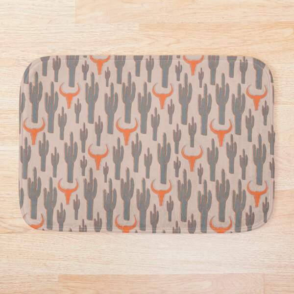 Item preview, Western Skull & Cactus Seamless Pattern DLW20 designed and sold by HueyDesign.