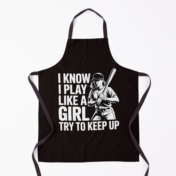 Item preview, I Know I Play Like A Girl Try To Keep Up Baseball Player – Play Like A Girl Baseball Humor designed and sold by Redgiant87x.