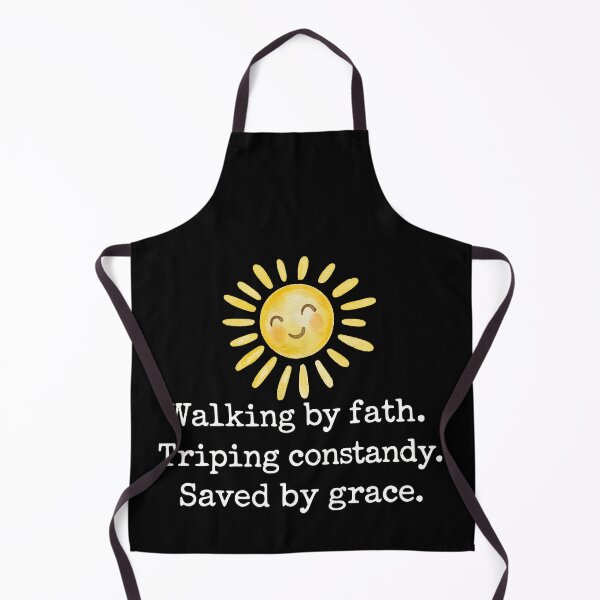 Item preview, Copy of Walking By Faith Saved By Grace White Smiling Cute Sun designed and sold by BornBorn.