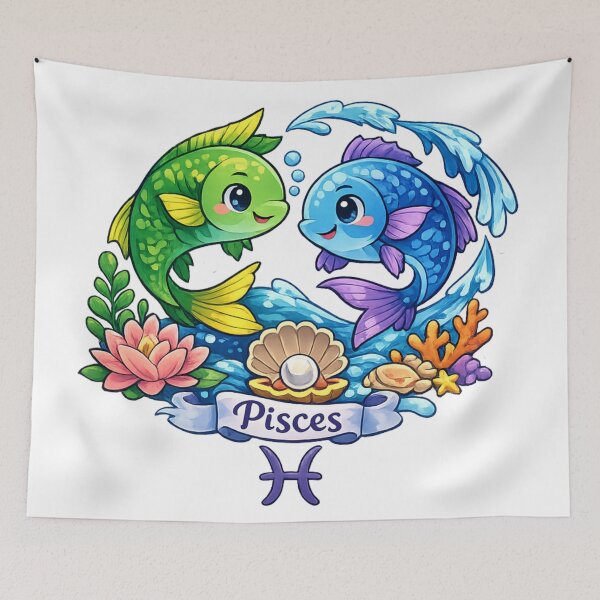 Item preview, Pisces Astrology /Zodiac/Horoscope /Star sun sign  the Fishes  designed and sold by JamesDunican.
