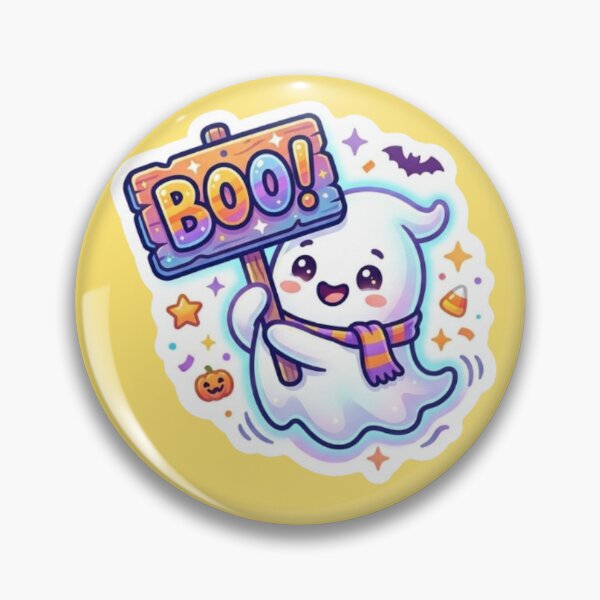 Item preview, Cute Pastel Halloween Ghost Sticker designed and sold by My-Hoodies.