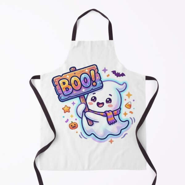 Item preview, Cute Pastel Halloween Ghost Sticker designed and sold by My-Hoodies.