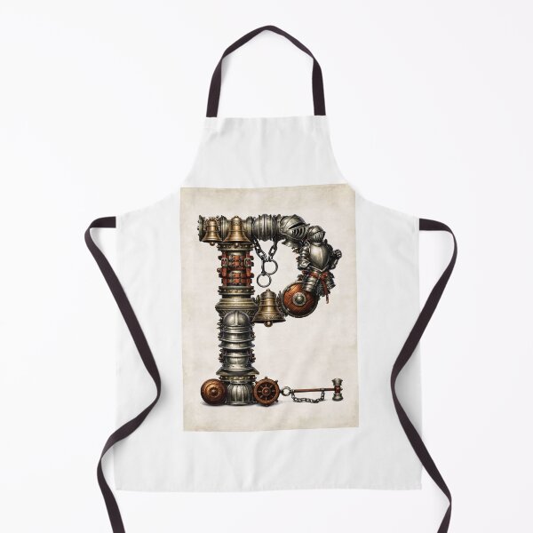Item preview, Letter P Monogram Steampunk Pressure Pipes designed and sold by Piotrek0001.