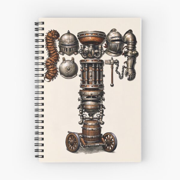 Item preview, Letter T Monogram Steampunk Machinery and Gears designed and sold by Piotrek0001.