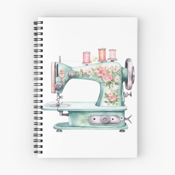 Item preview, Floral Sewing Machine designed and sold by chicdeboutique.