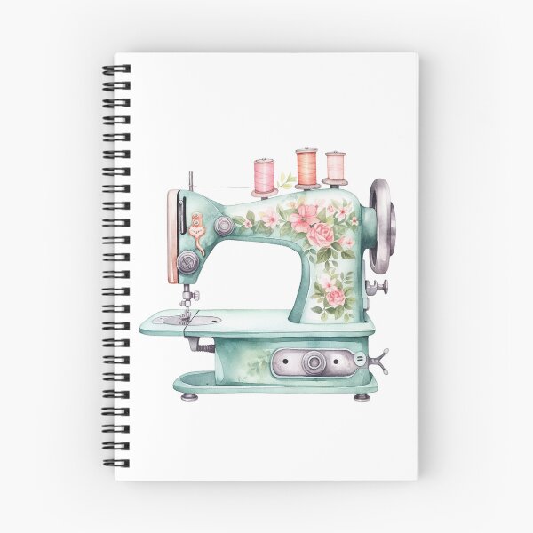 Item preview, Floral Sewing Machine designed and sold by chicdeboutique.