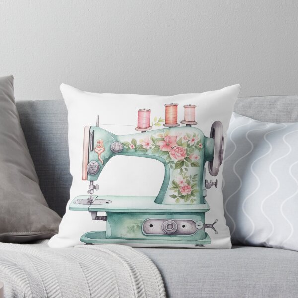 Item preview, Floral Sewing Machine designed and sold by chicdeboutique.