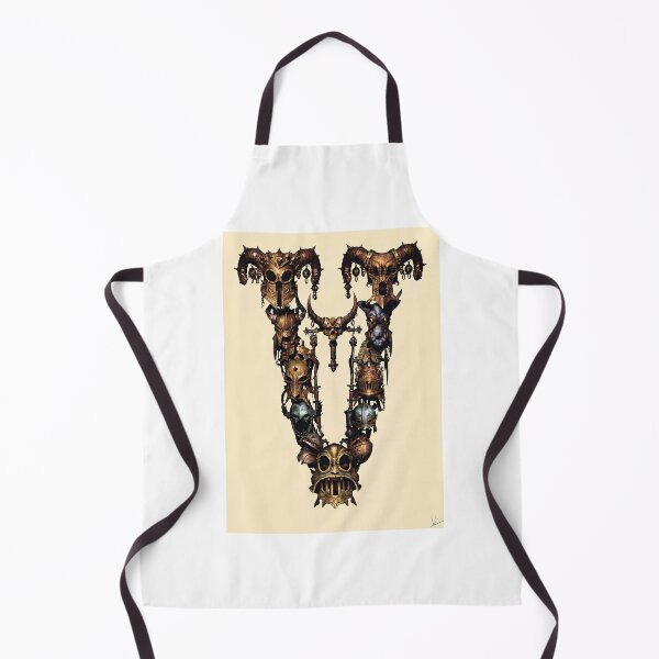 Item preview, Letter V Monogram Dark Fantasy Horned Skull Armor designed and sold by Piotrek0001.