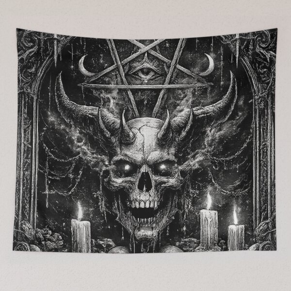 Item preview, Gothic Demonic Skull Occult Frame designed and sold by Vhurkys.
