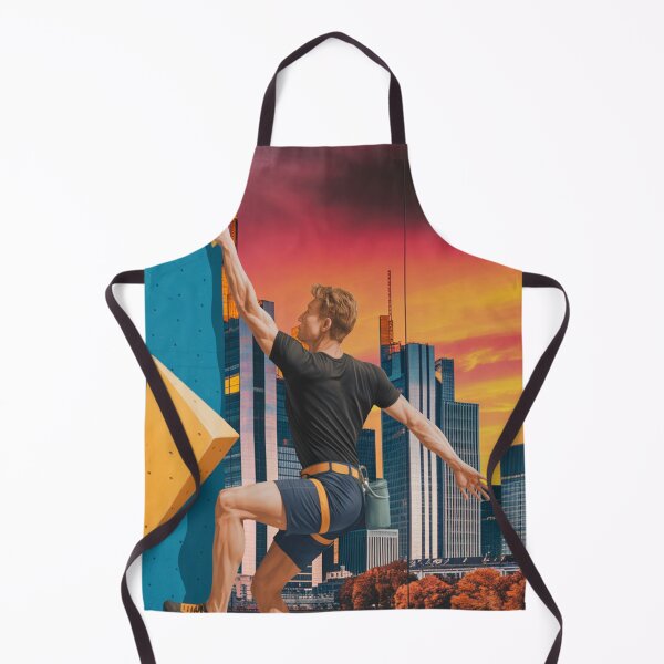 Item preview, Climber sport climbing on the climbing wall with Boulder Skyline designed and sold by Kimenta Fashion.