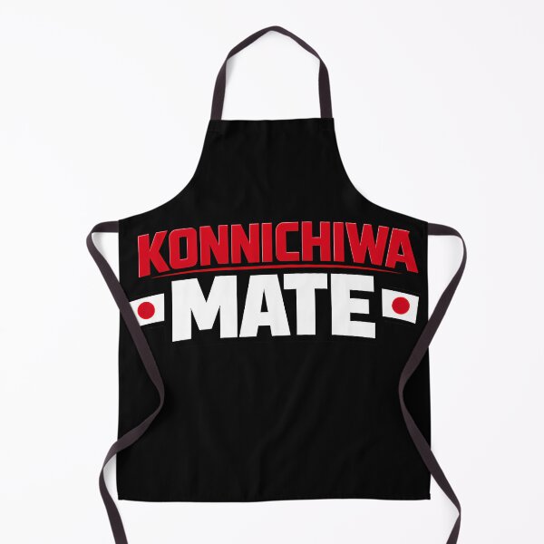 Item preview, Konnichiwa Mate Funny Japanese British Phrase Bold Typography Design designed and sold by TeeTimeTreasure.