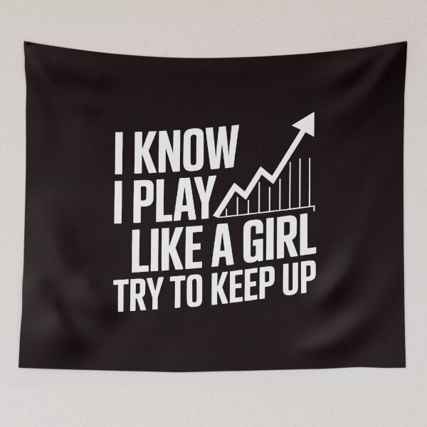 Item preview, I Know I Play Like A Girl Try To Keep Up Baseball Player – Empowering Female Athletes designed and sold by Redgiant87x.