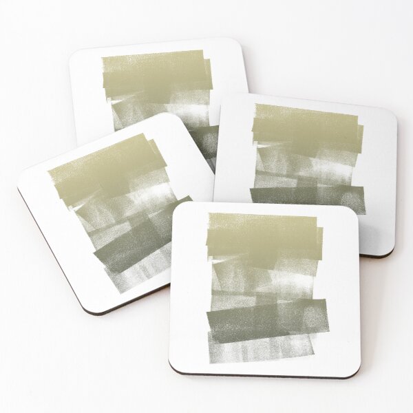 Item preview, Swatch Sample Textured Monoprint - Gold to Pine Gradient designed and sold by Irene Estelle.